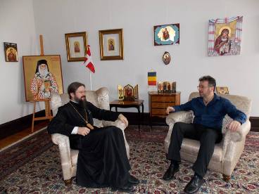 Expoziție la AMABSADA din Copenhaga cu Episcopul Macarie - 10.04.2016